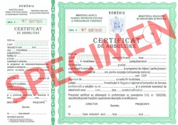 Certificat de Absolvire ANC