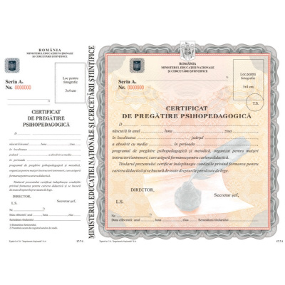 certificat pregatire psihopedagogica